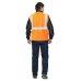 Жилет сигнальный SIRIUS класс 1, 3 СОП (трик.100 гр/м2) оранжевый