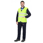 Жилет сигнальный SIRIUS класс 2, 2 СОП (трик.120 гр/м2, карманы) лимонный