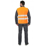 Жилет сигнальный SIRIUS класс 2, 2 СОП (трик.120 гр/м2, карманы) оранжевый