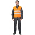 Жилет сигнальный SIRIUS класс 2, 2 СОП (трик.120 гр/м2, карманы) оранжевый