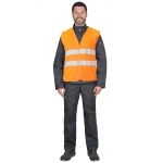 Жилет сигнальный SIRIUS класс 2, 2 СОП (трик.120 гр/м2, карманы) оранжевый