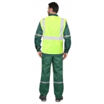 Жилет сигнальный SIRIUS класс 2, 3 СОП (трик.120 гр/м2, карманы) лимонный