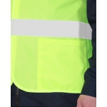 Жилет сигнальный SIRIUS класс 2, 4 СОП (трик.120 гр/м2, карманы) лимонный