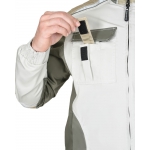 Костюм СИРИУС-КАСПИЙ куртка, брюки, молочный с оливой, песочным и СОП