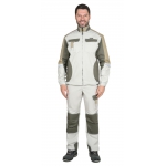 Костюм СИРИУС-КАСПИЙ куртка, брюки, молочный с оливой, песочным и СОП