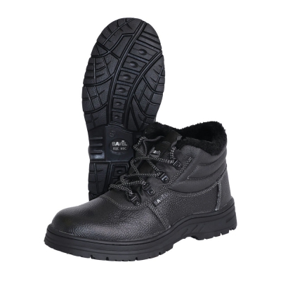 Ботинки СИРИУС-ТИТАН, кожа, МП МС, иск. мех, Нитрил