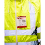 Костюм влагозащитный сигнальный с СОП SIRIUS Профи (225 гр/м2) лимонный (ЧЗ)