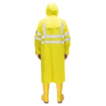 Плащ влагозащитный сигнальный с СОП SIRIUS Профи (225 гр/м2) лимонный (ЧЗ)