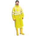 Плащ влагозащитный сигнальный с СОП SIRIUS Профи (225 гр/м2) лимонный (ЧЗ)