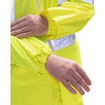 Плащ влагозащитный сигнальный с СОП SIRIUS Профи (225 гр/м2) лимонный (ЧЗ)