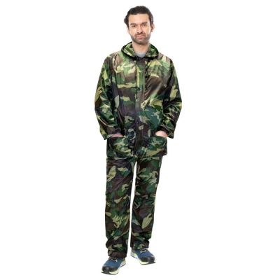 Костюм влагозащитный SIRIUS Стандарт (210 гр/м2) КМФ зеленый (ЧЗ)