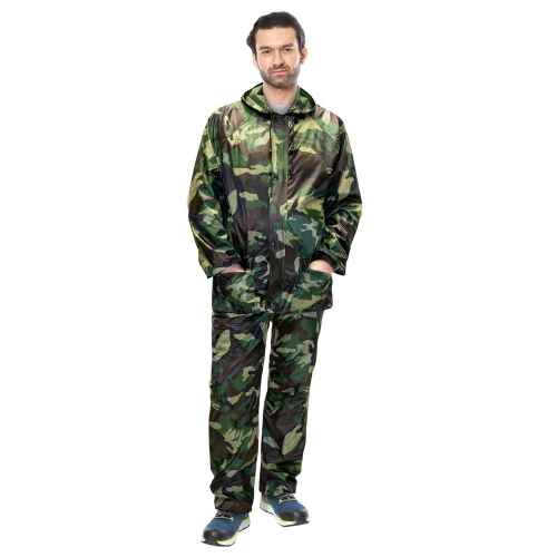 Костюм влагозащитный SIRIUS Стандарт (210 гр/м2) КМФ зеленый (ЧЗ)