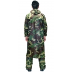 Плащ влагозащитный SIRIUS Стандарт (210 гр/м2) КМФ зеленый (ЧЗ)