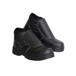 Ботинки сварщика зимние СИРИУС-ТИТАН, кожа, ПКП, иск.мех, Нитрил