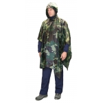 Пончо влагозащитное SIRIUS Стандарт (210 гр/м2) КМФ зеленый