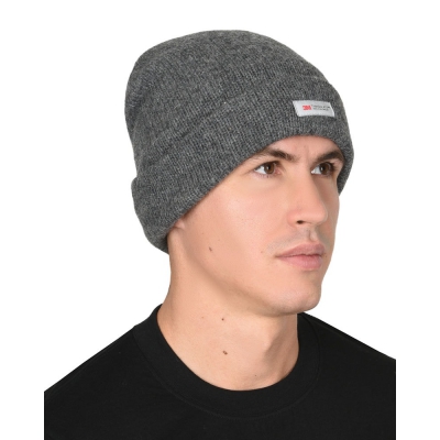 Шапка полушерстяная Иней, утеплитель Тинсулейт, цвет серый