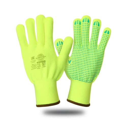 Перчатки утепленные Safeprotect АКРИЛИМ (акрил+ПВХ ТОЧКА) (х12х72)