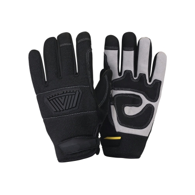 Перчатки ПРОФИ-01-SP Safeprotect (искусственная кожа/трикотаж) (х10х120)