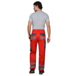 Костюм СИРИУС-АТОМ куртка, брюки красный с серым