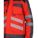 Костюм СИРИУС-АТОМ куртка, брюки красный с серым