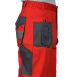 Костюм СИРИУС-АТОМ куртка, брюки красный с серым