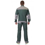 Костюм СИРИУС-ВЕСТ-ВОРК куртка, брюки зеленый со ср.серым