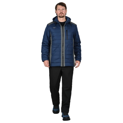 Куртка СИРИУС-УРБАН синяя с серым