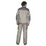 Костюм СИРИУС-СПБ куртка, брюки, песочный с серо-зеленым