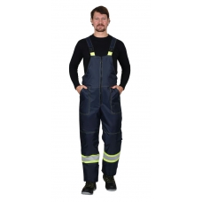 Полукомбинезон СИРИУС-ТЕРМИНАЛ синий с лимонным и СОП