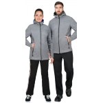 Куртка флисовая СИРИУС-ТЕХНО серая (флис дублированный)