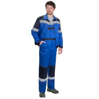 Костюм СИРИУС-ЛЕГИОНЕР куртка кор., п/к, васильковый с синим и СОП