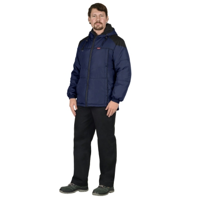 Куртка СИРИУС-СПРИНТЕР мужская, темно-синяя с черным