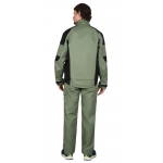 Костюм СИРИУС-ЦИТРИН куртка, полукомбинезон, светло-оливковый с черным