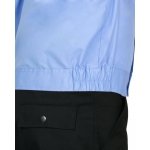 Рубашка Охранника на резинке, короткий рукав, голубая с темно-синим