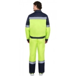 Костюм СИРИУС-ЛЕГИОНЕР куртка, п/к, лимонный с темно-синим и СОП