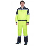 Костюм СИРИУС-ЛЕГИОНЕР куртка, п/к, лимонный с темно-синим и СОП