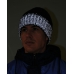 Шапка темно-синяя с СВ-элементами СИРИУС Юка, с утеплителем Тинсулейт (х12х60)