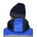 Шапка темно-синяя с СВ-элементами СИРИУС Юка, с утеплителем Тинсулейт (х12х60)