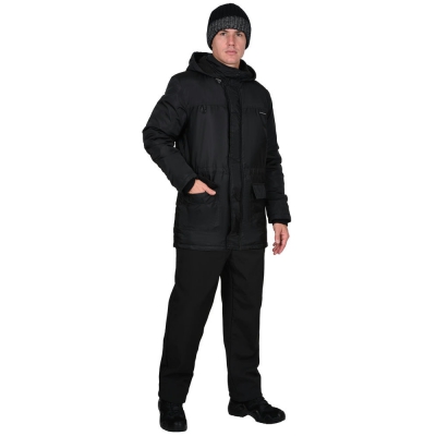 Куртка СИРИУС-ЛЕГАТ демисезонная, чёрная