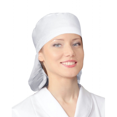 Колпак с сеткой белый