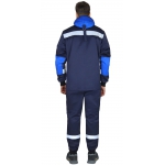 Костюм противоэнцефалитный СИРИУС-АНТИГНУС СТ куртка, брюки, темно-синий с васильковым и СОП