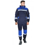 Костюм противоэнцефалитный СИРИУС-АНТИГНУС СТ куртка, брюки, темно-синий с васильковым и СОП