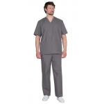Костюм хирурга универсальный, куртка, брюки темно-серый