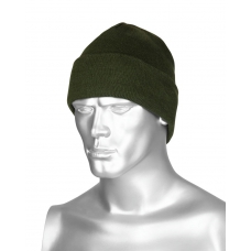 Шапка трикотажная олива