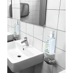 Универсальный настенный держатель для флаконов на 1 литр с помпой