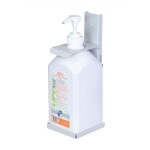 Универсальный настенный держатель для флаконов на 2 литра с помпой