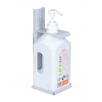 Универсальный настенный держатель для флаконов на 2 литра с помпой