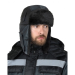 Шапка-ушанка СИРИУС-ЕВРО тёмно-серая