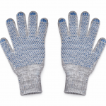Перчатки хб с ПВХ покрытием "точка"