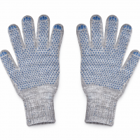 Перчатки хб с ПВХ покрытием "точка"